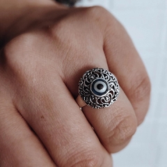 Anillo calado ojito turco Plata 925 en internet