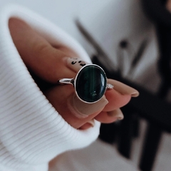 Anillo malaquita Plata 925