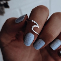 Anillo ola Plata 925