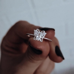 Anillo mariposa con cubics Plata 925