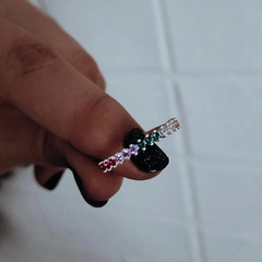Anillo cubics de colores Plata 925 - comprar online