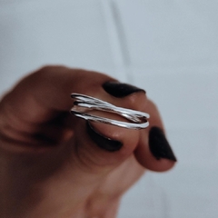 Anillo triple entrelazado (amistad) Plata 925