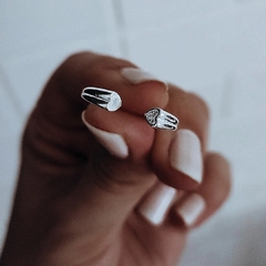 Anillo corazoncitos micropave Plata 925 - Ni idea