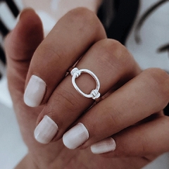 Anillo ovalado Plata 925 - comprar online