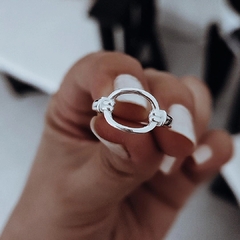 Anillo ovalado Plata 925