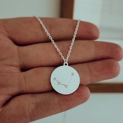 Cadena 45/50 cm constelación Aries Acero blanco - comprar online