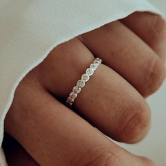 Anillo corazones con cubics sin fin Plata 925 - comprar online