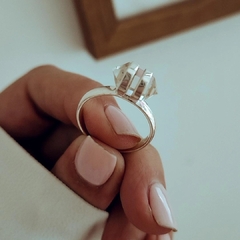 Anillo con piedra cuarzo Plata 925 - comprar online