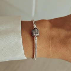 Pulsera estilo Pandora con circones Plata 925 - comprar online