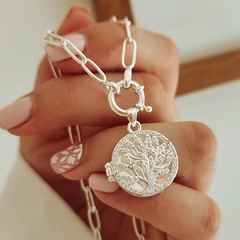 Relicario árbol de la vida con micropave Plata 925 en internet
