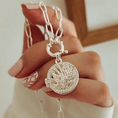 Relicario árbol de la vida con micropave Plata 925 - Ni idea