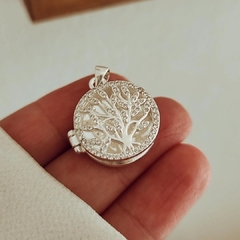 Relicario árbol de la vida con micropave Plata 925 - comprar online