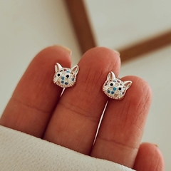 Aros gatitos cubics de colores - comprar online