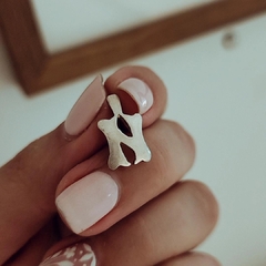 Dije inicial pasante "N" Plata 925 - comprar online