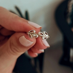 Anillo tres hojitas doble Plata 925 - comprar online