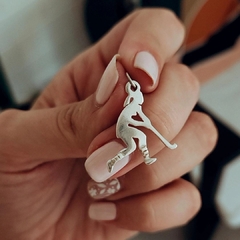 Dije jugadora de Hockey Plata 925 - comprar online