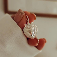 Dije corazón mexicano Plata 925 - comprar online
