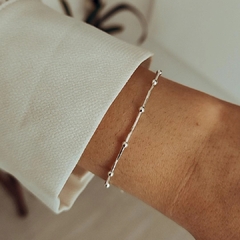 Pulsera snake con bolitas Plata 925 - comprar online