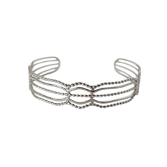 Pulsera esclava puntitos Acero quirúrgico