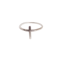 Anillo cruz Plata 925 - comprar online