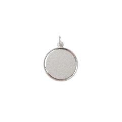 Dije medalla para grabar Plata 925 (Dos medidas) - comprar online