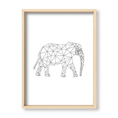 Cuadro Origami Elephant - El Nido - Tienda de Objetos