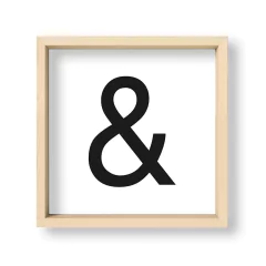 Cuadro Ampersand - El Nido - Tienda de Objetos