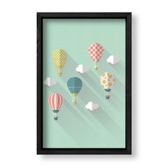 Imagen de Cuadro Mundo en globos