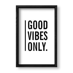 Imagen de Cuadro Good vibes only