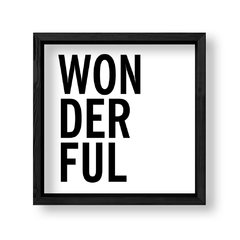Imagen de Cuadro Wonderful