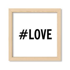 Cuadro Hashtag Love