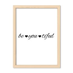 Cuadro Be you tiful heart