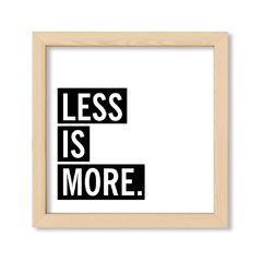 Cuadro Less is more
