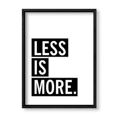 Imagen de Cuadro Less is more