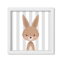 Cuadro Conejo a rayas - comprar online