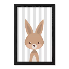 Cuadro Conejo a rayas en internet