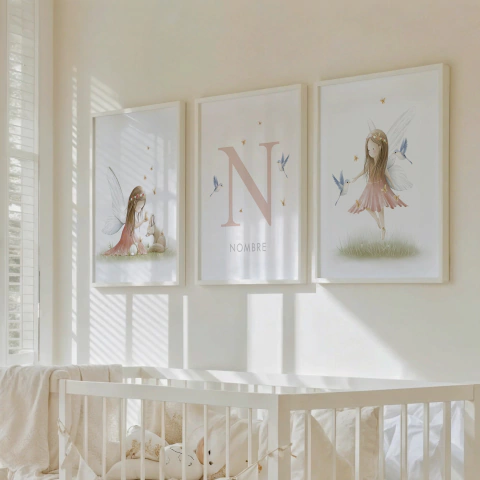 Set 3 cuadros - Hadas