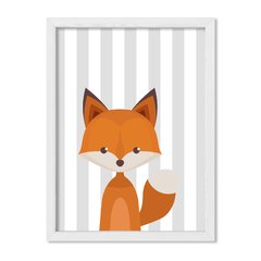 Cuadro Zorro a rayas - comprar online