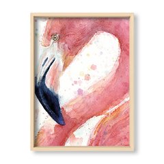 Cuadro Flamingo Watercolor - El Nido - Tienda de Objetos
