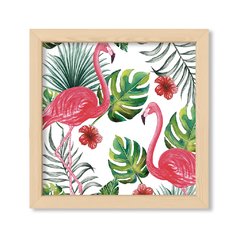 Cuadro Selva de flamingos