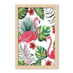 Cuadro Selva de flamingos