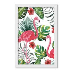 Cuadro Selva de flamingos - comprar online