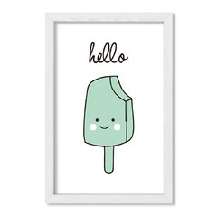 Cuadro Hello icecream aqua - comprar online