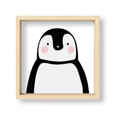 Cuadro Pinguino in black - El Nido - Tienda de Objetos