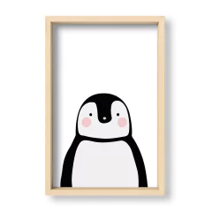 Cuadro Pinguino in black - El Nido - Tienda de Objetos