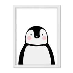 Cuadro Pinguino in black - comprar online