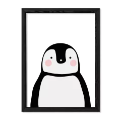 Cuadro Pinguino in black en internet