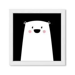 Cuadro Oso in black - comprar online