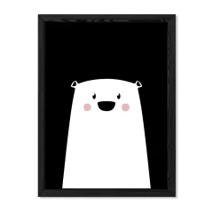 Cuadro Oso in black en internet