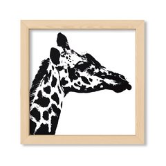 Cuadro Giraffe in black